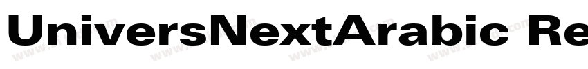 UniversNextArabic Re字体转换